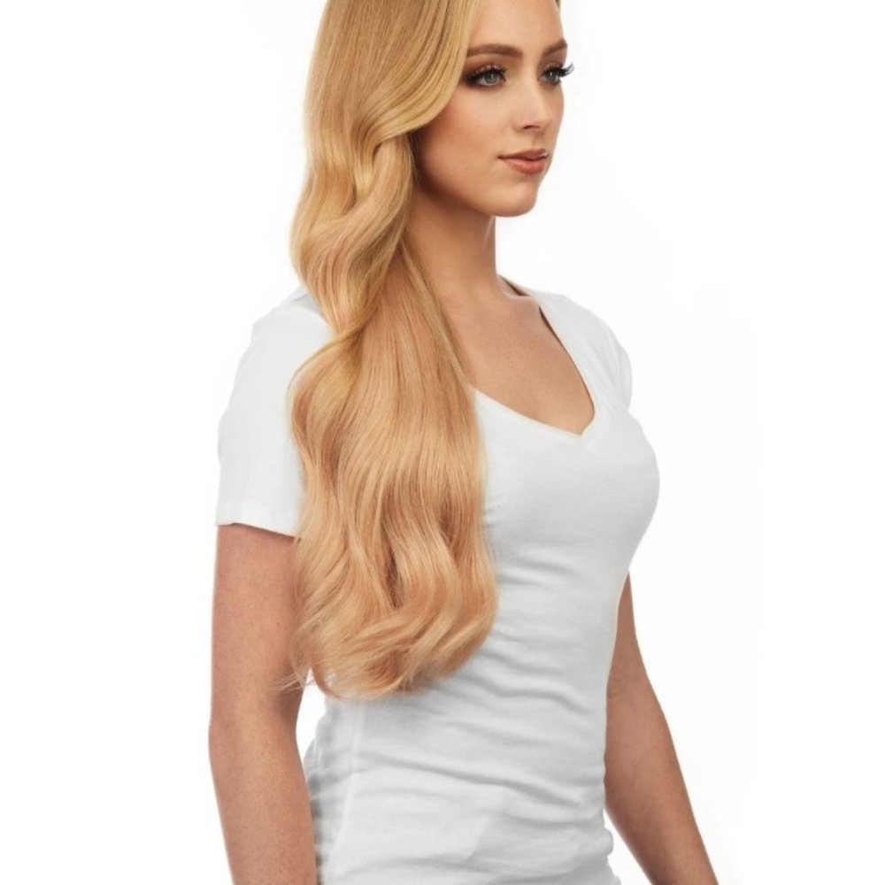 NEW Bellami Silk Seam Strawberry Blonde Hair Extensions, 22 inches, 240 grams